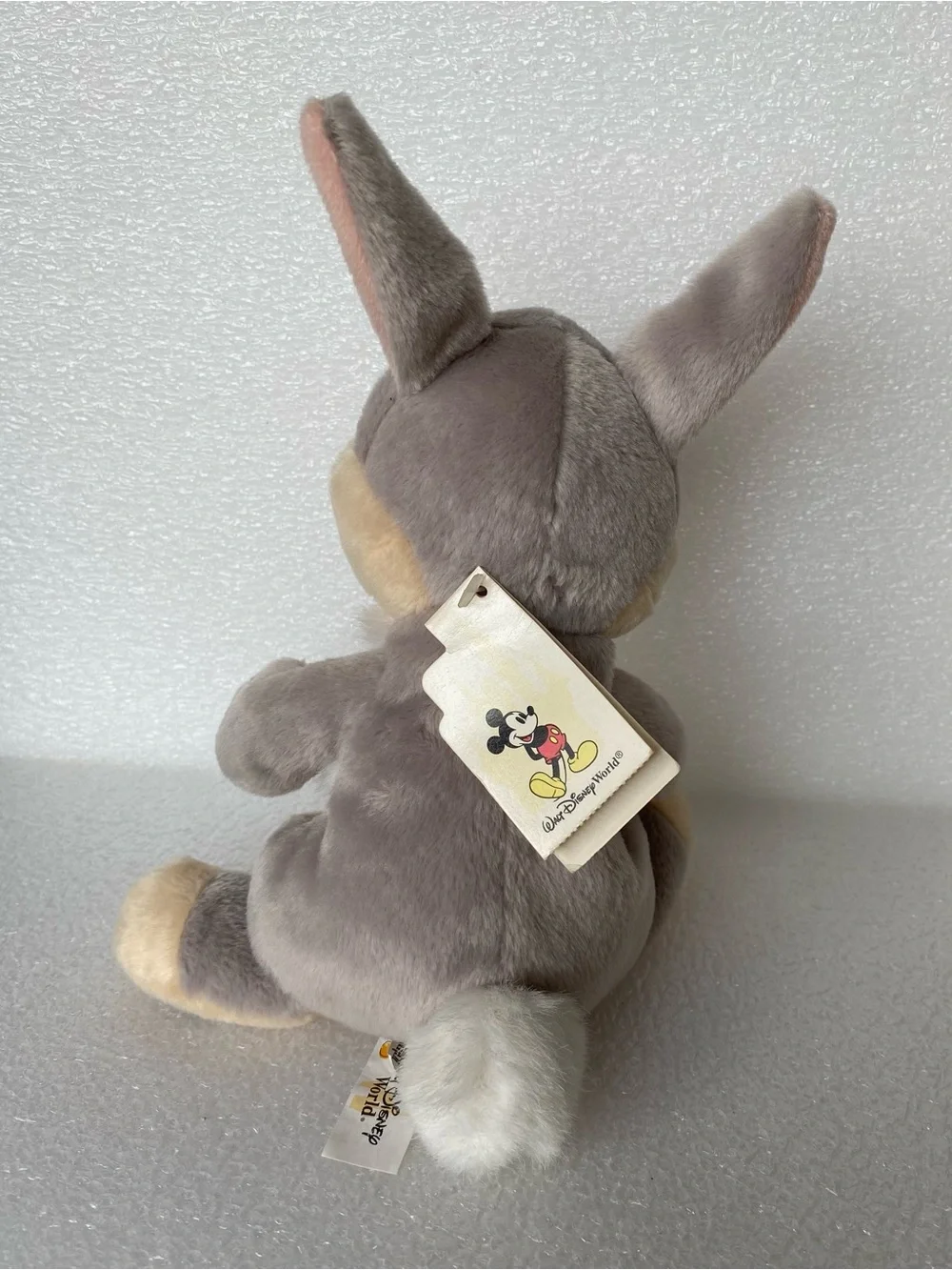 Vintage Walt Disney World THUMPER Bunny Rabbit Plush Toy From BAMBI with Tag